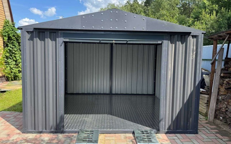 Конструкция гаража SKOGGY выполнена с учётом требований надёжности и долговечности