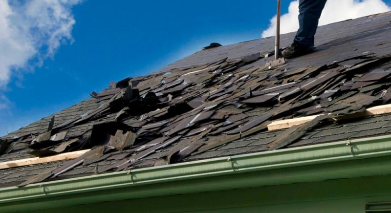 Удаление старого рубероида