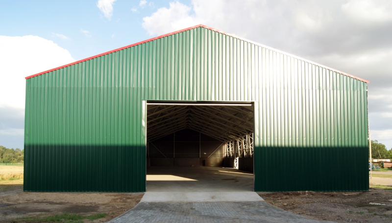 Прямостенный ангар