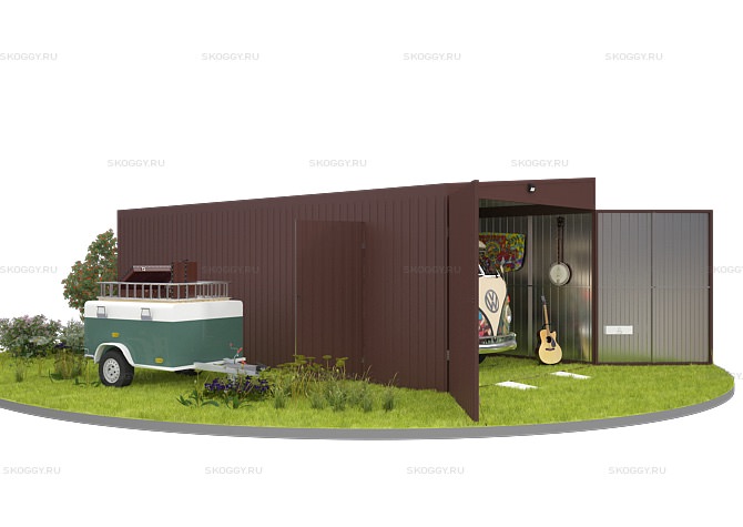 Склад с воротами и калиткой