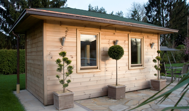 Сарай из бруса