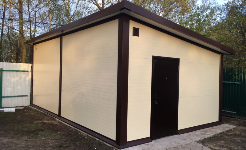 Сарай из сэндвич панелей