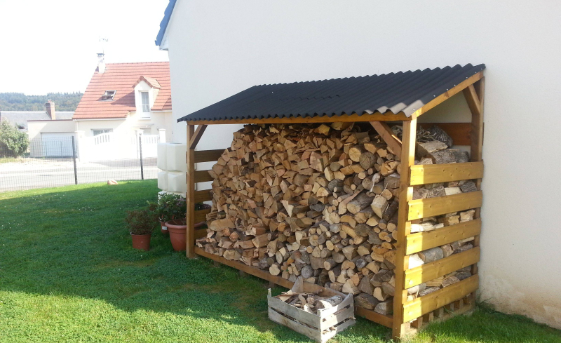 Строительство дровника