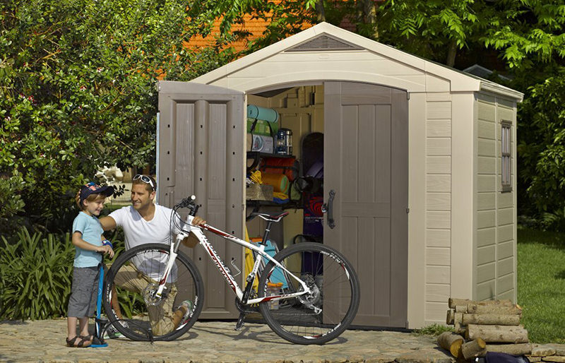 Пластиковый гараж