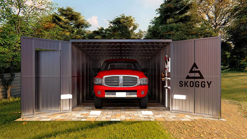 Гараж без фундамента