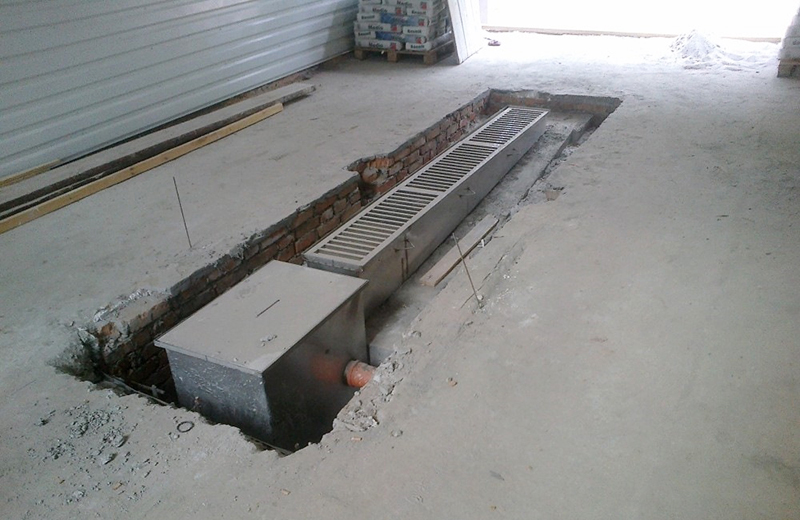 Монтаж слива