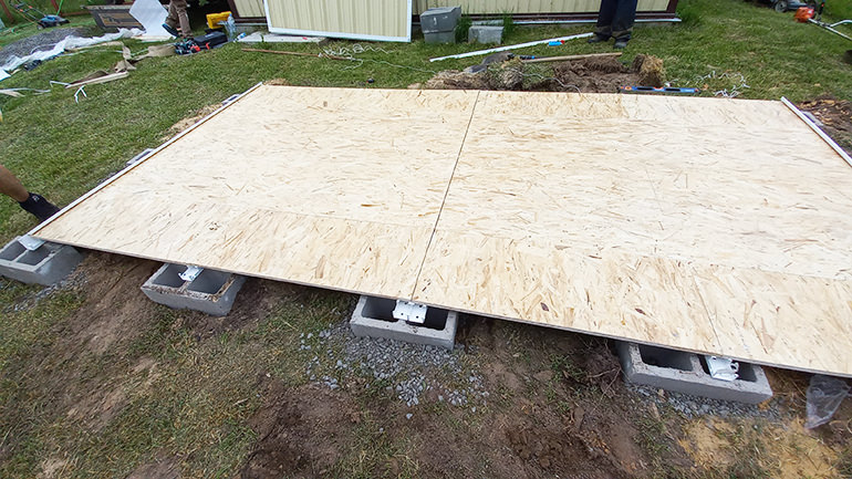 Поверхность для контейнера