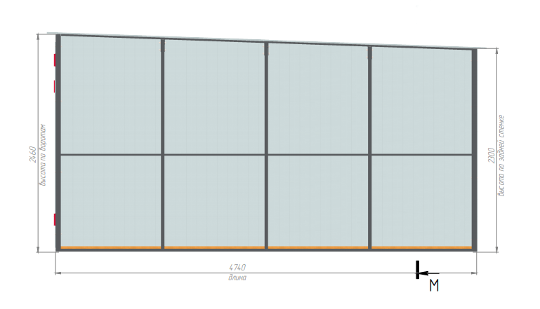 Схема автомобильного гаража мини