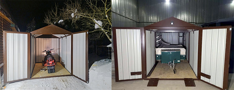 Использование хозблоков на дачном участке