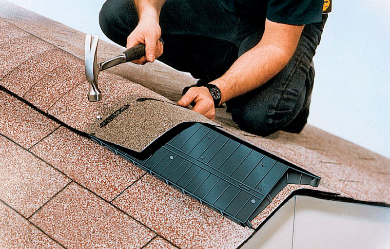 Укалдка мягкой черепицы