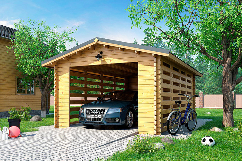 Фото проектов гаража на даче