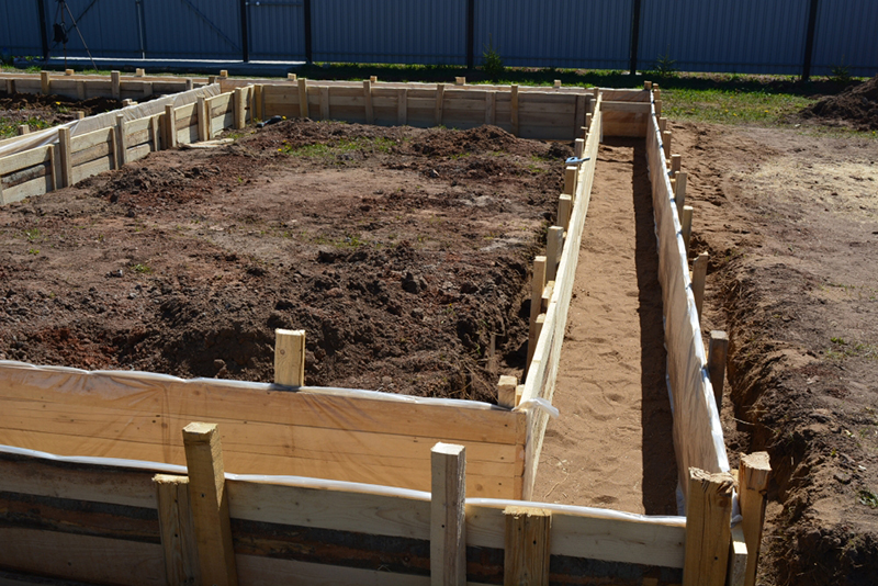 Опалубка под гараж