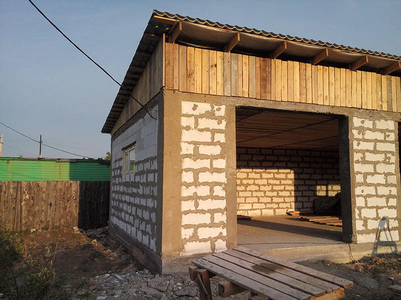 Этапы строительства гаража