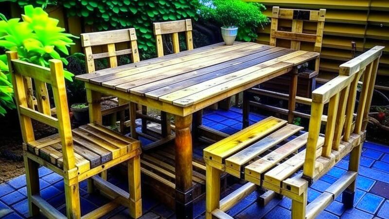 стол и стулья