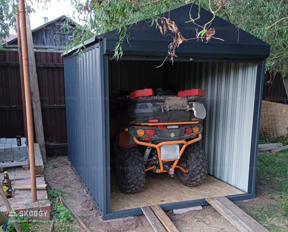 Железные модули на базе блок-контейнеров выглядят оптимальным решением для питбайка