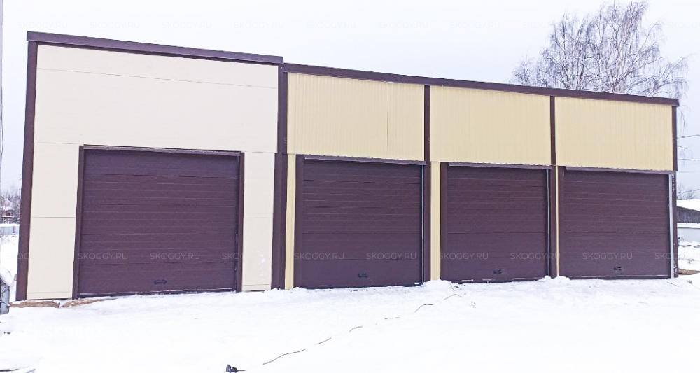 Ангары SKOGGY с роллетными воротами