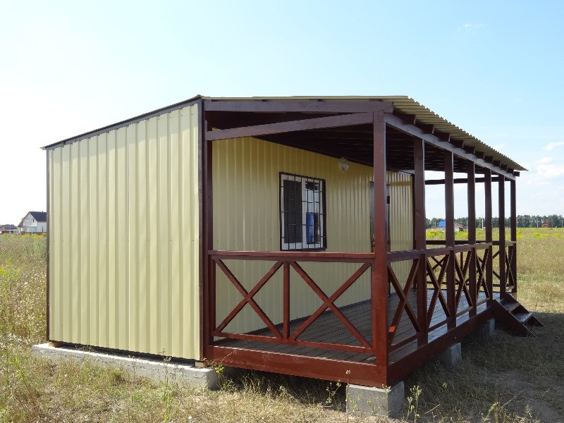 Хозблок с террасой