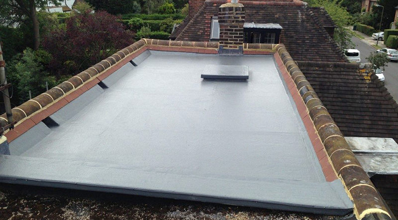 Крыша гаража из бетонных плит