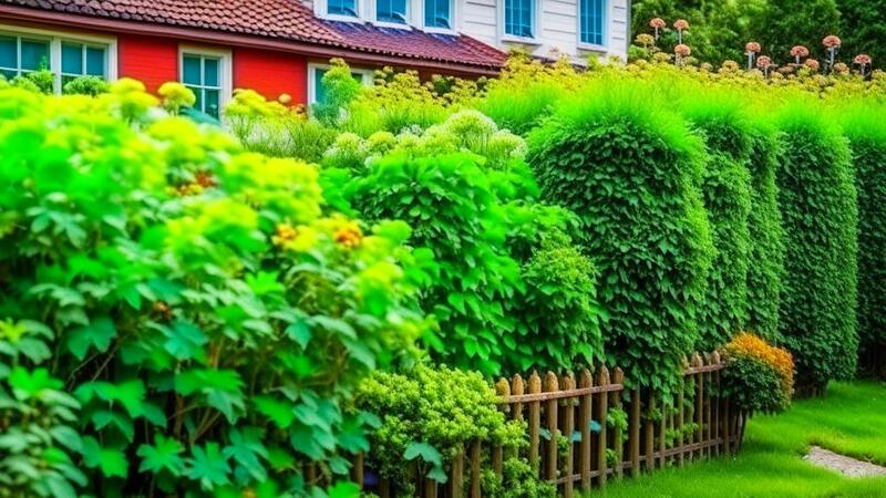 Живая изгородь самшит