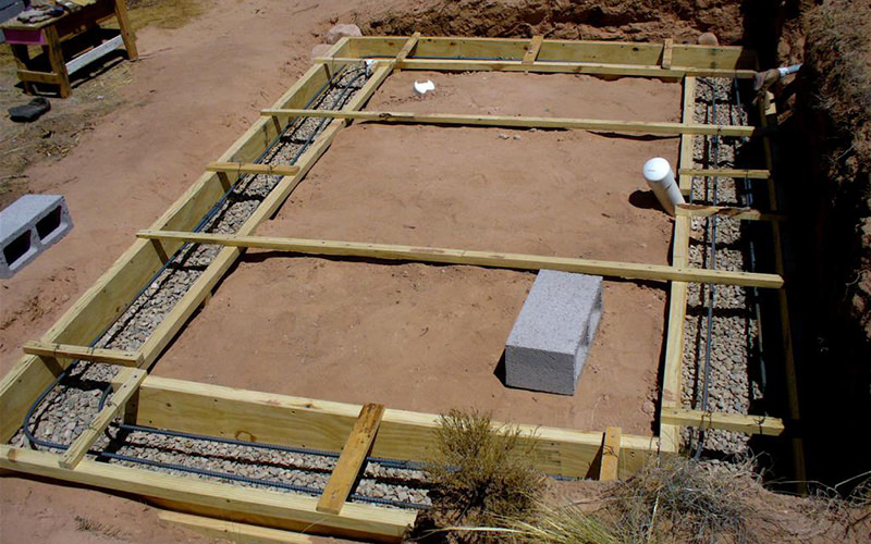 Ленточный фундамент под гараж