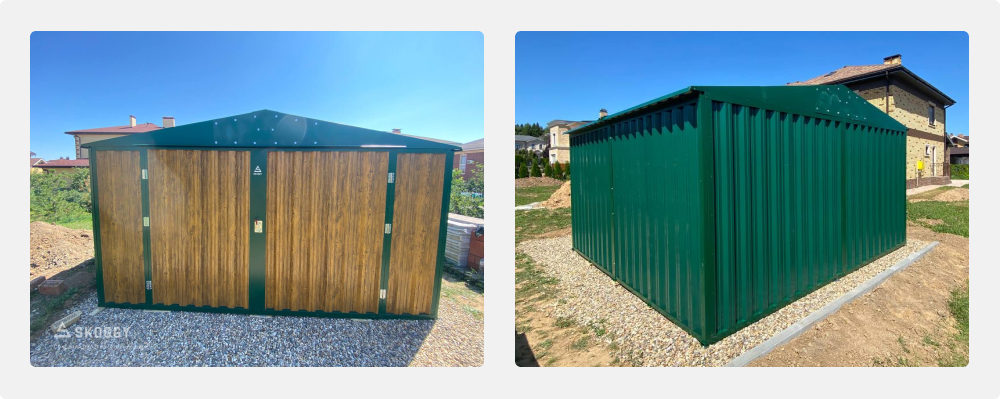 Вместительный хозблок SKOGGY в комбинированной расцветке