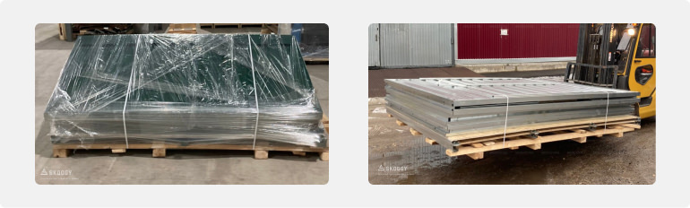 Упаковка и доставка контейнеров SKOGGY