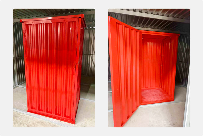 Красный контейнер СКОГГИ для хранения