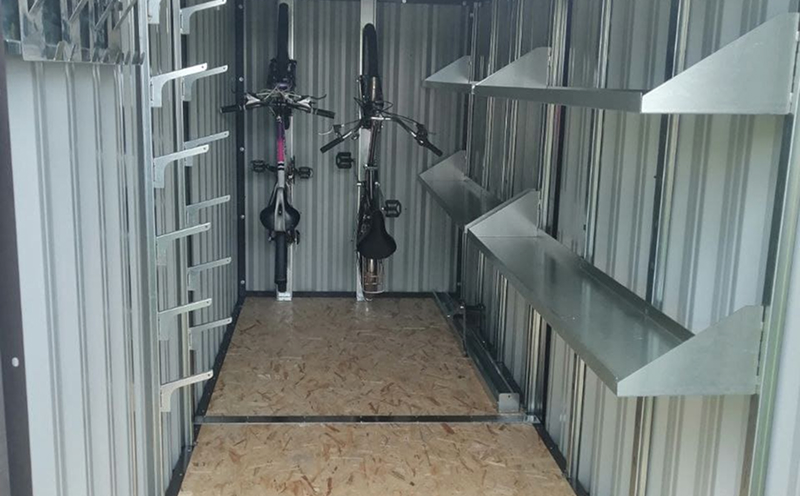 Блок-контейнер SKOGGY – практичное решение для хранения велосипеда на даче