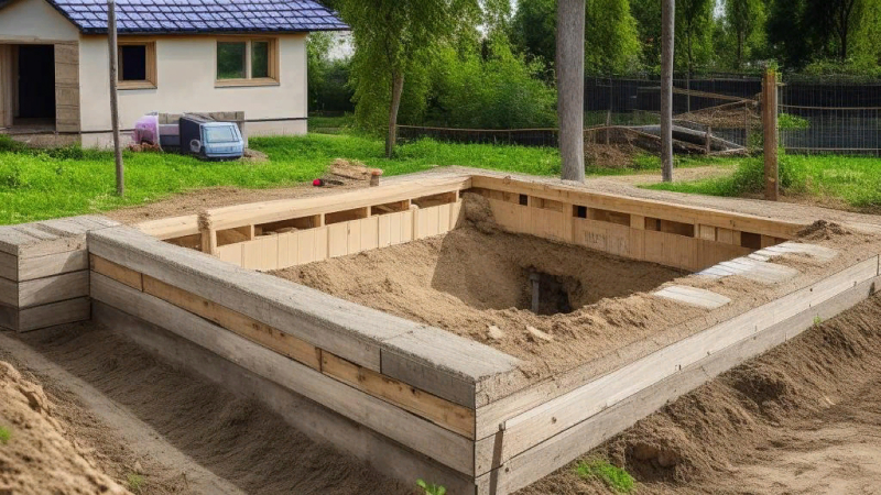 Фундамент под навес