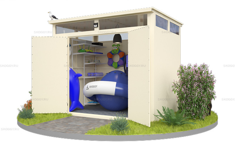 Металлический хозблок