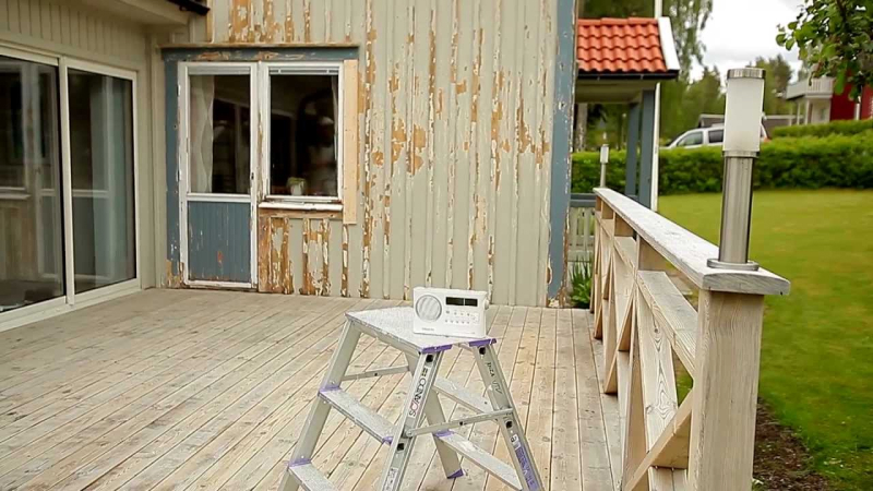 Дом, нуждающийся в покраске