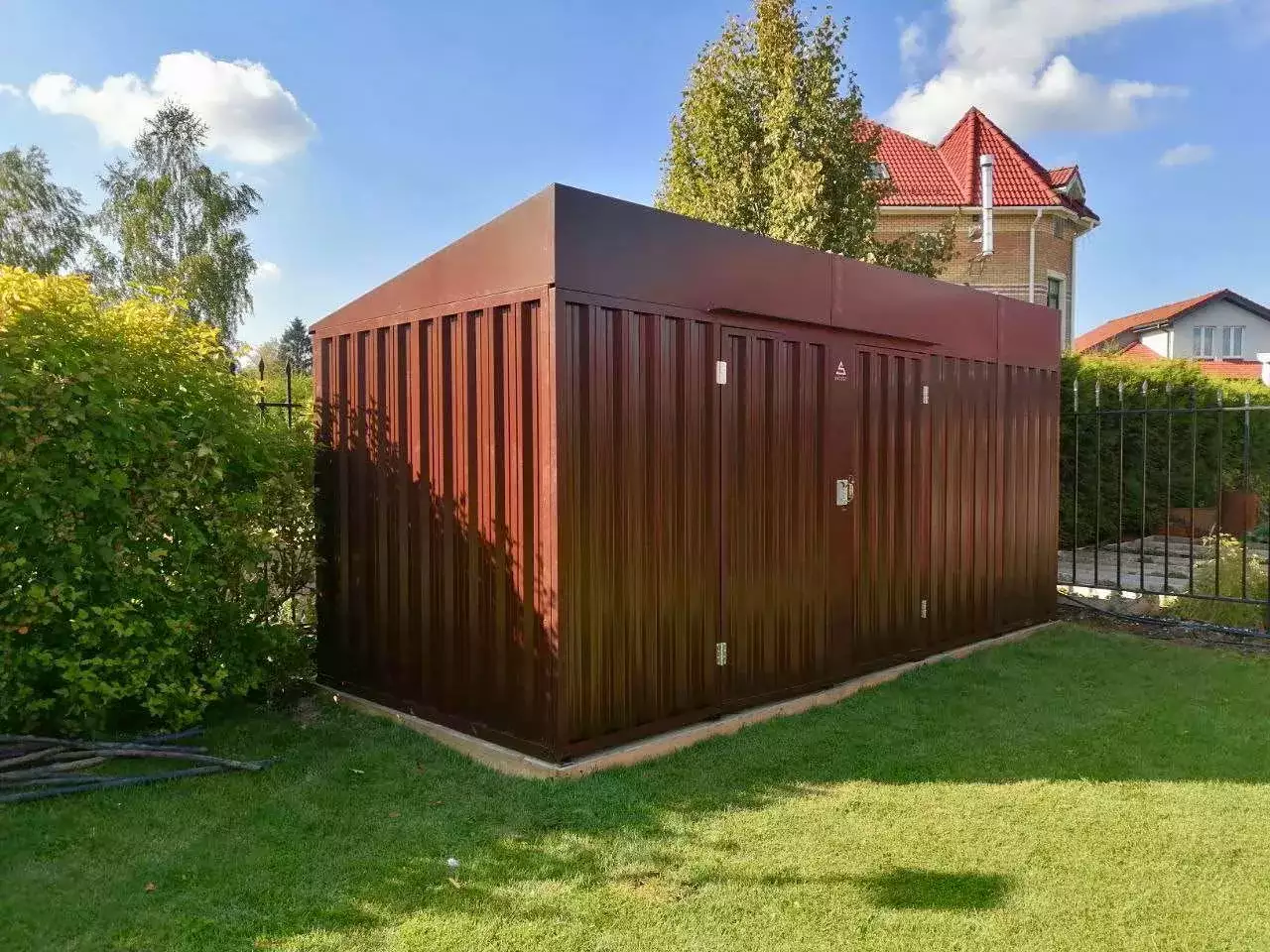 Два в одном: хозблок + дровница на участок в дер. Спас-Каменка, Дмитровский р-н, МО