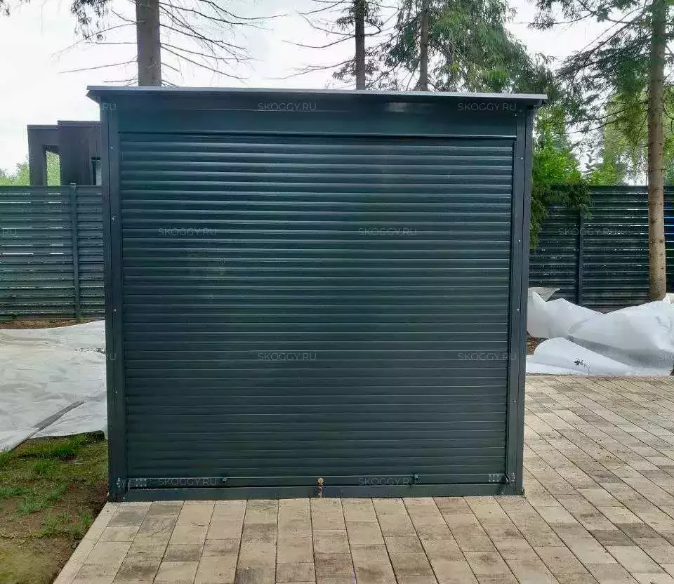 Гараж для квадроцикла в графитовом цвете в дер. Гордово, Истринский р-н, МО