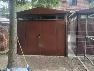 Премиум хозблок для квадроцикла и шин в шоколадном цвете в СТ Салют, Истринский р-н, МО