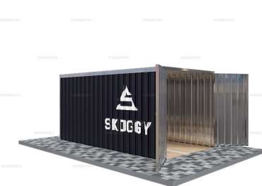 Гараж с Плоской Крышей Стандартный SKOGGY 4м