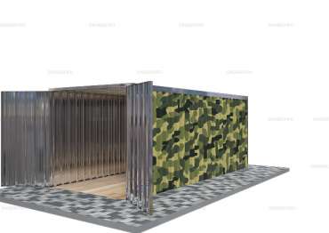Хозблок с Плоской Крышей Стандартный SKOGGY 5м