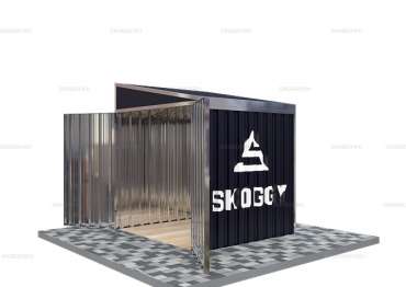 Хозблок с Односкатной Крышей Стандартный SKOGGY 2м