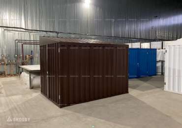 Хозблок для хранения с Односкатной Крышей Стандартный SKOGGY 4м