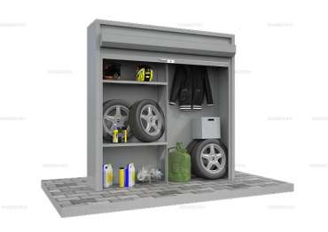 Шкаф для Хранения Шин SKOGGY 0,46 м