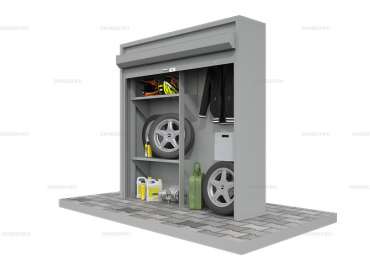 Шкаф для Хранения Шин SKOGGY 0,46 м