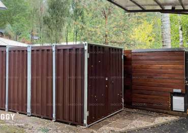 Хозблок с Плоской Крышей Усиленный SKOGGY 4м