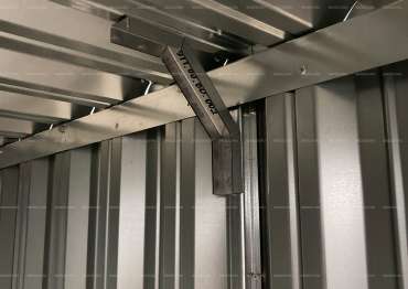 Гараж для квадроцикла с Плоской Крышей и Рольставнями Усиленный Skoggy 2м