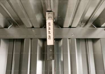 Мини хозблок СКОГГИ сборный для дачи в Долгопрудном в цвете цинк