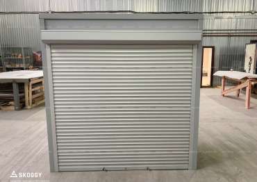 Гараж оцинкованный с Плоской Крышей и Рольставнями Усиленный Skoggy 2м