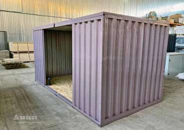Хозблок металлический SKOGGY разборный для инвентаря в СНТ "Руслан"