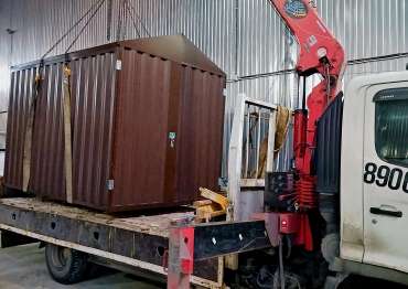 Гараж для снегохода в Бужаниново