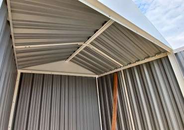 Сарай мастерская СКОГГИ с двускатной крышей для дачи в д. Русановская