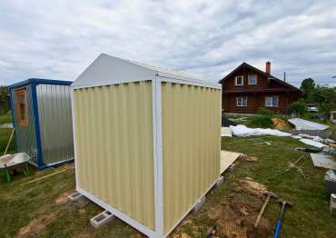 Хозблок металлический SKOGGY разборный для инвентаря в д. Русановская