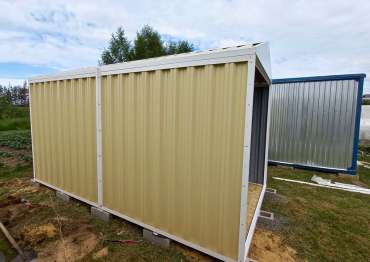 Блок-контейнер из металла СКОГГИ для дачи в д. Русановская
