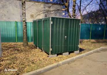 Гараж сборно-разборный с Плоской Крышей Усиленный SKOGGY 4м